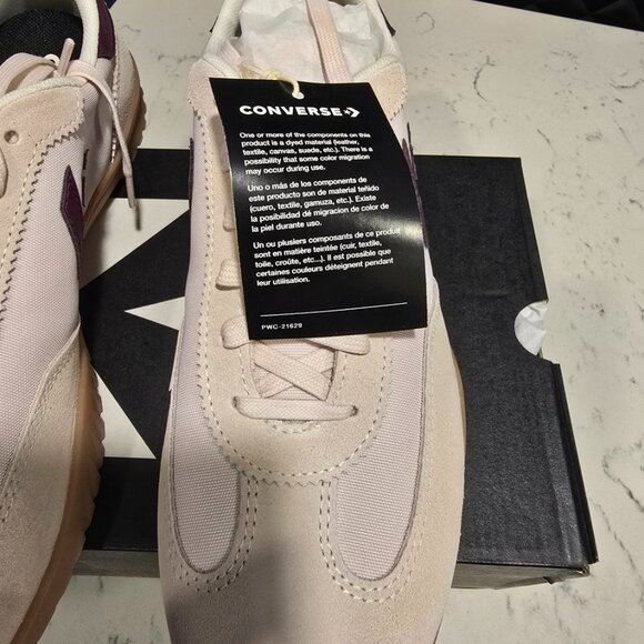 CONVERSE Unisex Run Star Trainer Pink Blush Low Top Men's Size 10 NEW - Picture 5 of 10